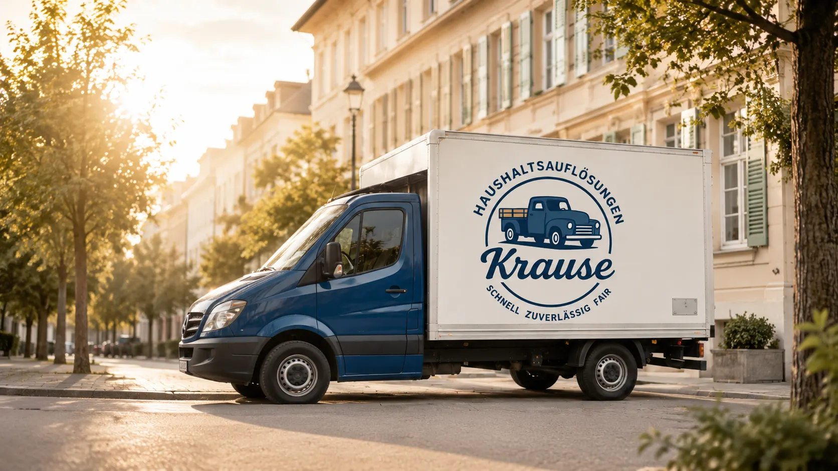 Transporter der Haushaltsauflösungen Krause in Bad Staffelstein